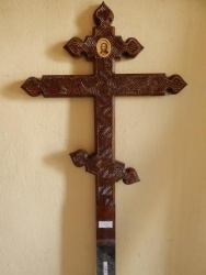 Крест детский сердце лиственница